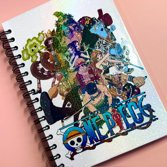 Libreta One Piece ✨ Media Carta | 90 Hojas Premium + Calendario 2025-2026
